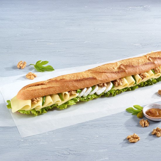 Jumbobaguette Käse